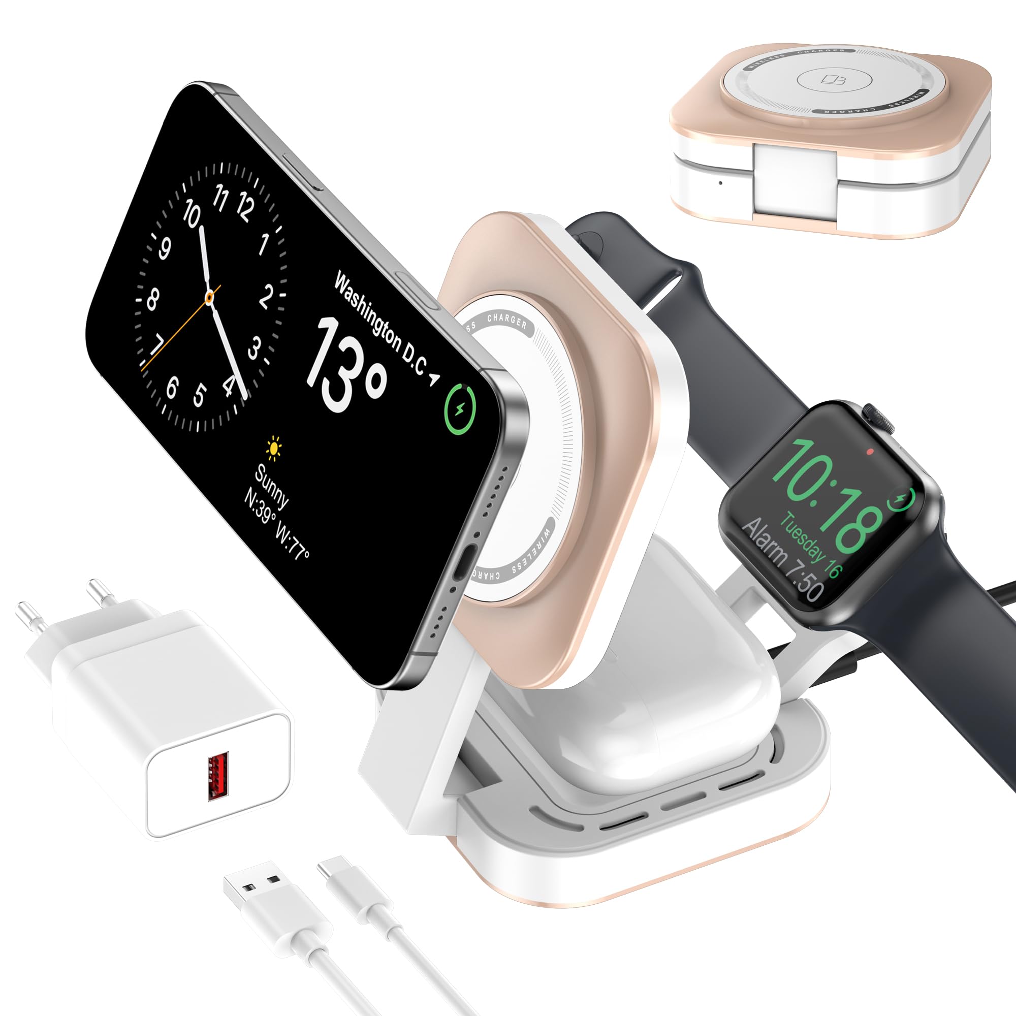 CHARGEUR ECO RAPIDE SANS FIL MAGSAFE 15W