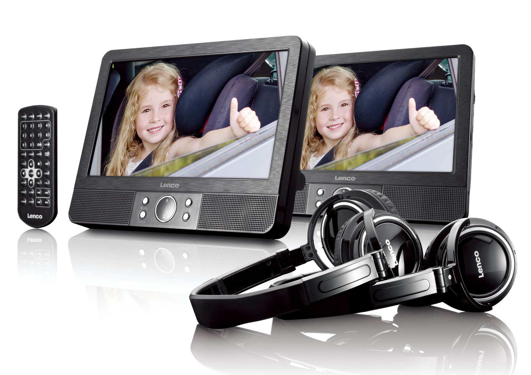 Lenco MES-415 reproductor de dvd/bluray portátiles Black - Reproductor portátil (Black)