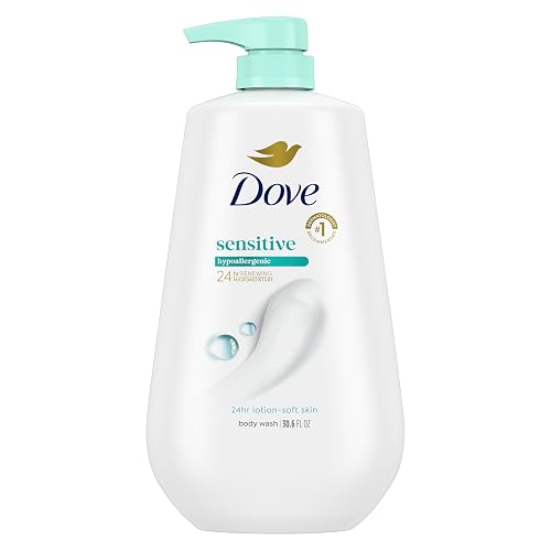 Dove 24hr Lotion Body Wash Sensitive Skin with Pump