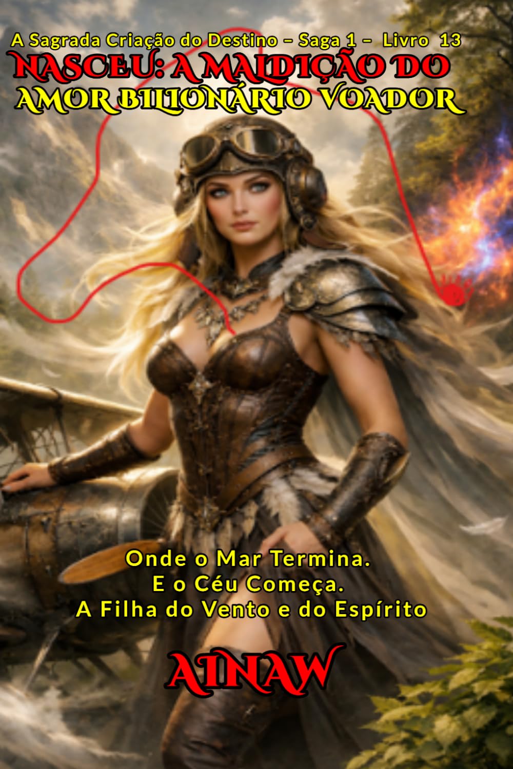 NASCEU: A MALDIÇÃO DO AMOR BILIONÁRIO VOADOR: Onde o Mar termina. E o Céu começa. A Filha do Vento e do Espírito: 13 (A SAGRADA CRIAÇÃO DO DESTINO - SAGA UM)