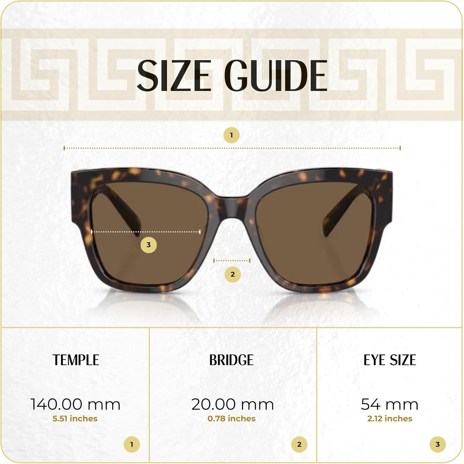 Versace VE4437U Square Sunglasses for Women +BUNDLE with ACCESSORY EYEWEAR KIT - Image 4