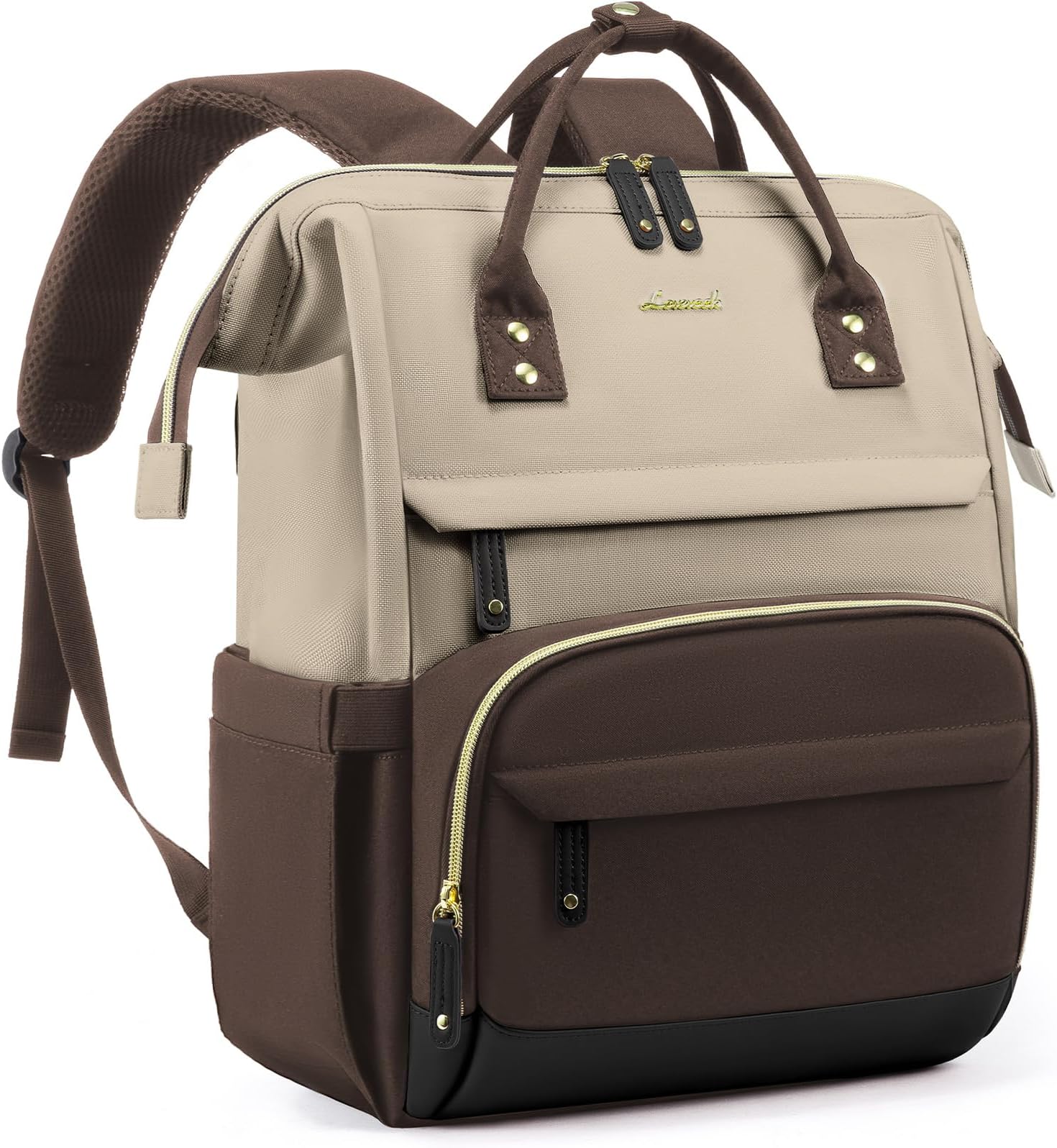 LOVEVOOK Laptop Backpack for Women, 17 Inch Work Business Backpacks Purse With Large Capacity, Waterproof Nurse Bag College Bookbag for School, Waterproof Casual Daypack for Travel