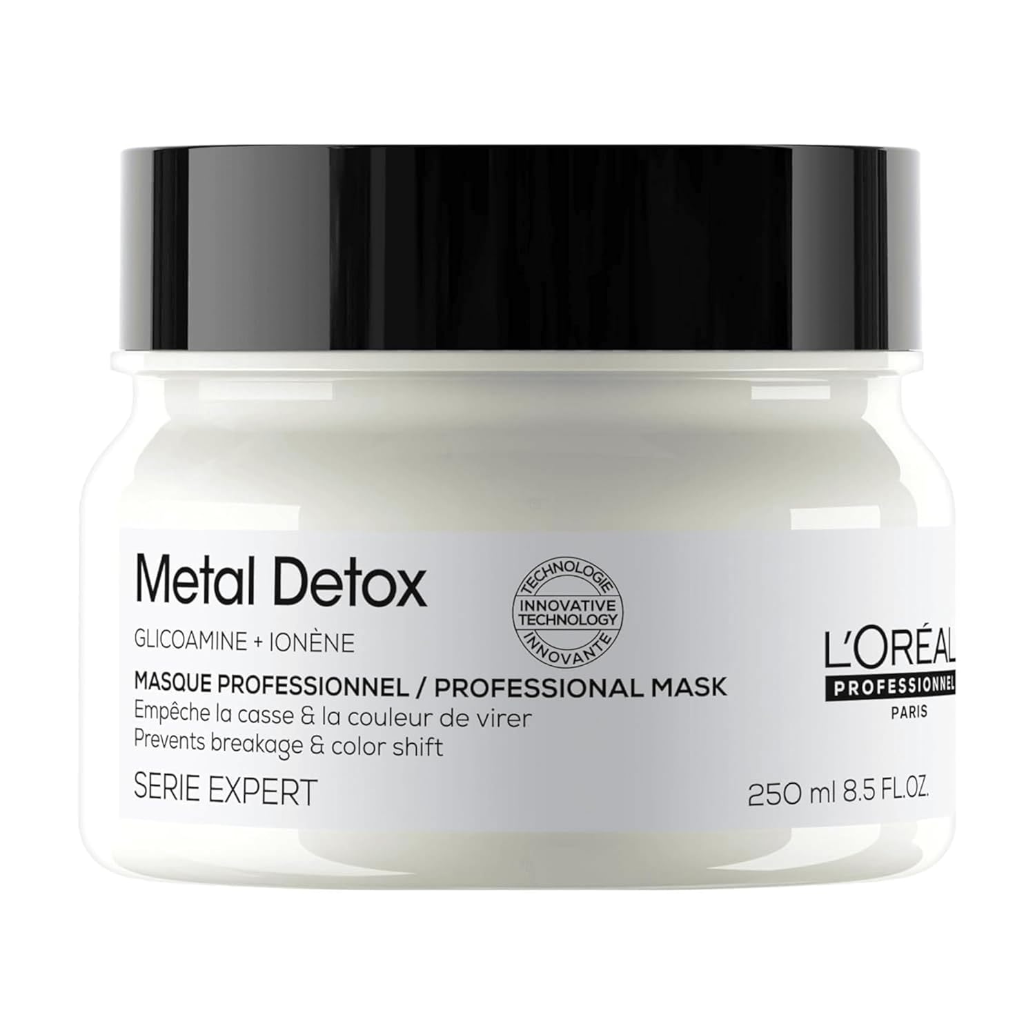 L’Oreal Professionnel Metal Detox Hair Mask – Sulfate-Free Deep Conditioner & Treatment For Dry or Damaged & All Hair Types, Prolongs Hair Color, Prevents Damage & Adds Softness