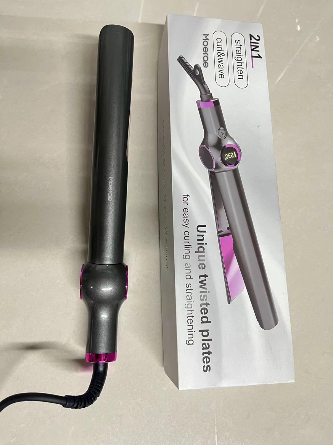 Crimping Irons Ceramic Hair Crimping Irons with Adjustable Temperature Controls for All Hair Types