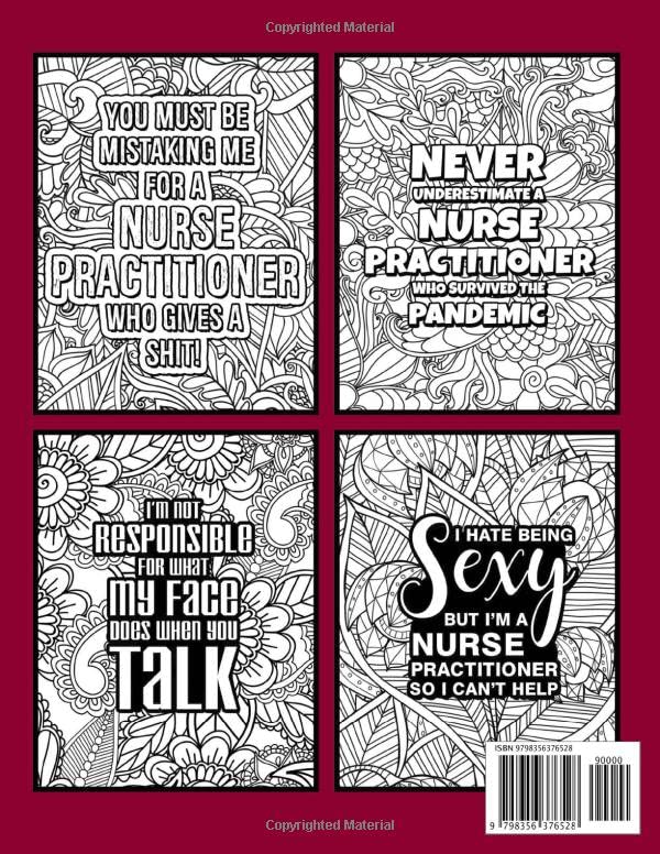 This is my Nurse Practitioner Coloring Book: A Hilarious & Funny Appreciation Gift for Nurse Practitioners to Relieve Stress - Image 2