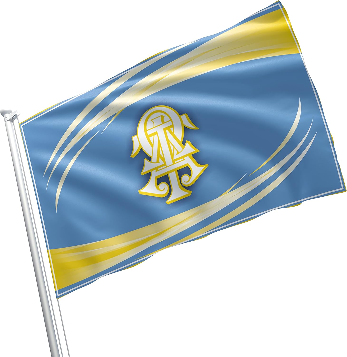 Alpha Tau Omega Licensed Flag 3x5 Feet for Home, Business, Basement, Garage. Durable 100% Polyester, Metal Grommets for Hanging, Printed on Demand (Alpha Tau Omega # 1)