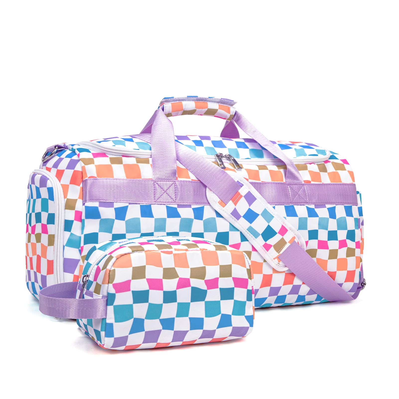Bosidu Sporttasche für Damen & Herren, Große Reisetasche mit Schuhfach & Nassfach, Leichte Weekender Tasche, Fitness Tasche für Sport, Gym, Reise & Übernachtung