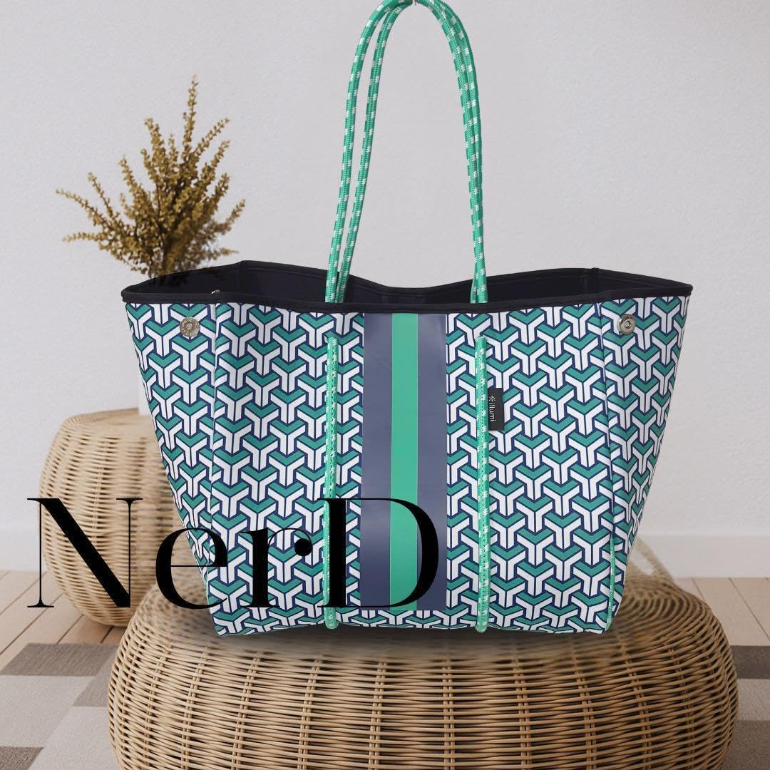 ストラップ2本付き Topologieマルシェトート ミディアム シルバー