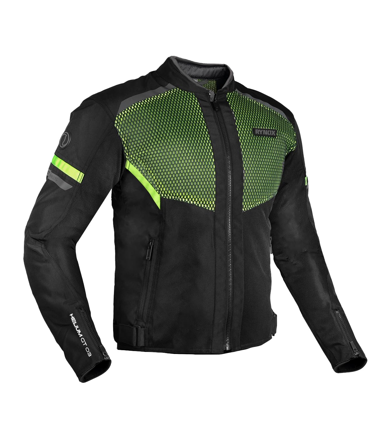 Rynox Helium GT 3 Jacket - Mesh Motorcycle Riding Jacket | Impact Protection | Abrasion Resistance-image-8