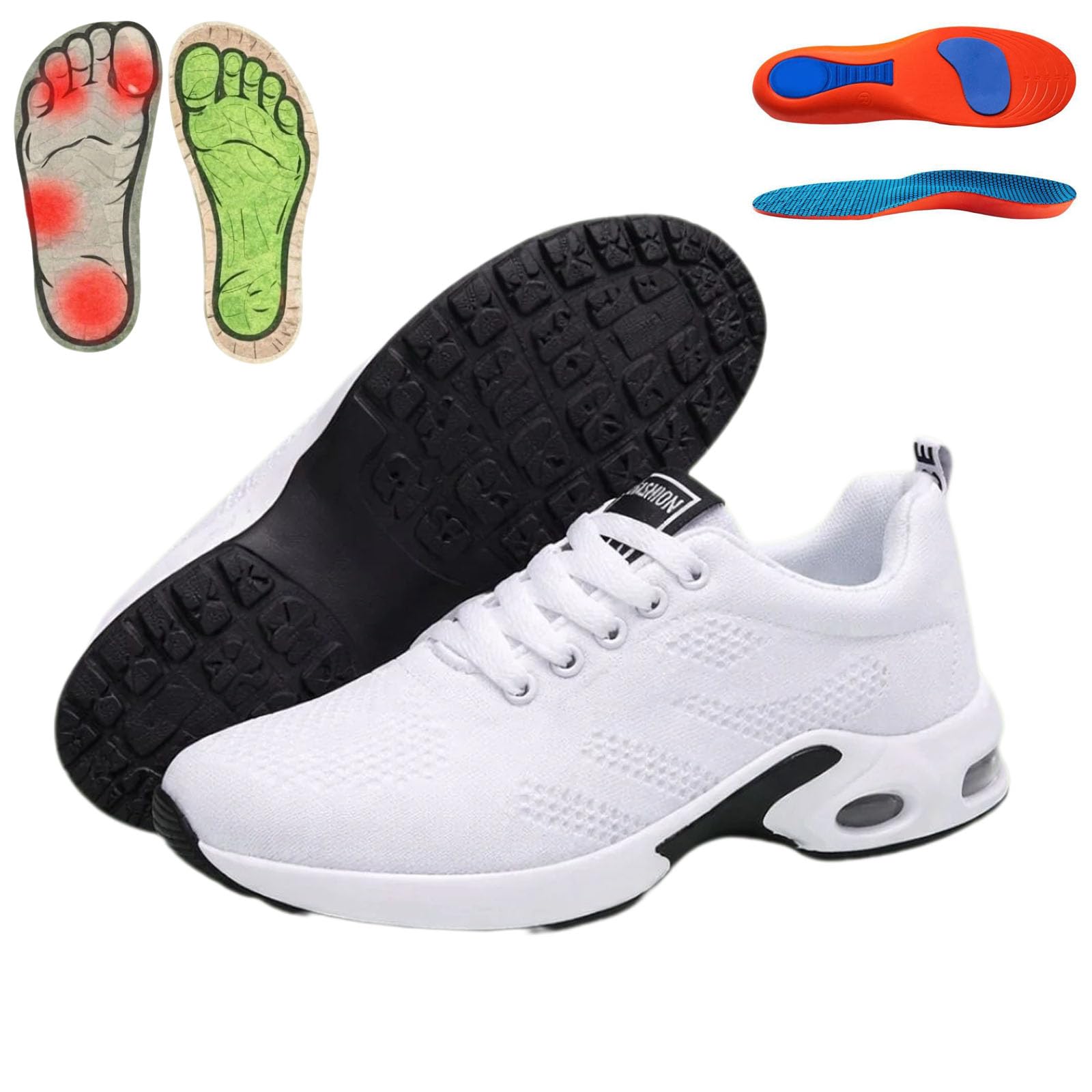 Orthocare Schuhe Damen Herren, Ergonomische Schmerzlinderungs-Schuhe, Komfort Orthopädische Leichtgewicht Schuhe
