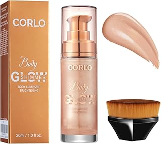 Corlo Body Shimmer Oil Liquid Glitter Face Lu...