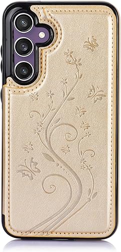 Vista 37 de Asuwish Funda de teléfono para Samsung Galaxy S23 FE 5G con protector de pantalla de vidrio templado y tarjetero con soporte para tarjetero, soporte