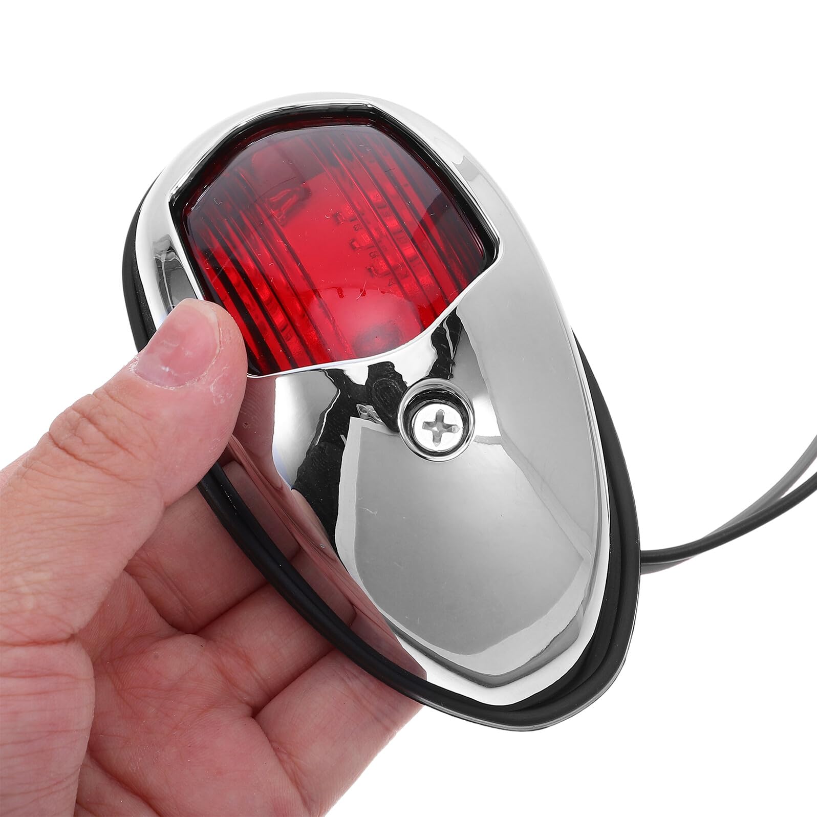 Abaodam Luci Laterali Barca LED 12v 2 Pezzi in Abs e Acrilico | Argento, per Speeds Boat e Pontoon, Uso Nautico Notturno, Impermeabili e Lunga Durata