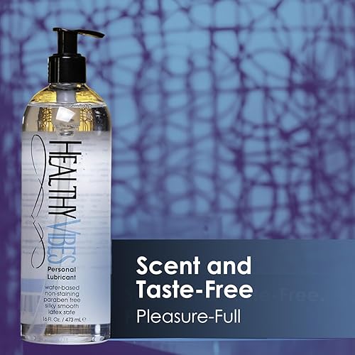 Miniatura 5 de Lubricante personal íntimo abase de agua Healthy Vibes lubricante anal y crema hidratante libre de parabenos Transparente 1