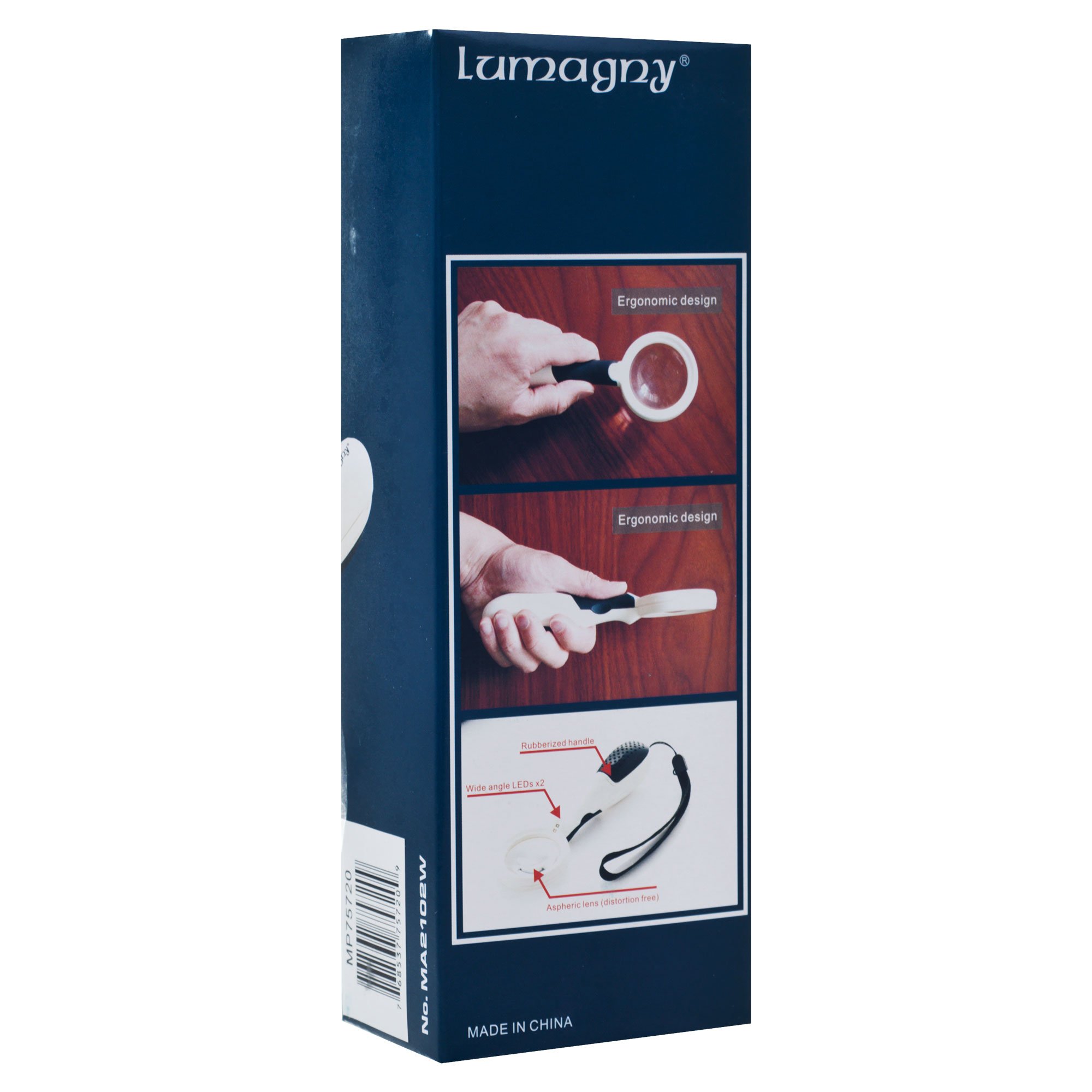 Lumagny MP75720 Magnifier 5X with LED Light Handheld with Strap - Image 2