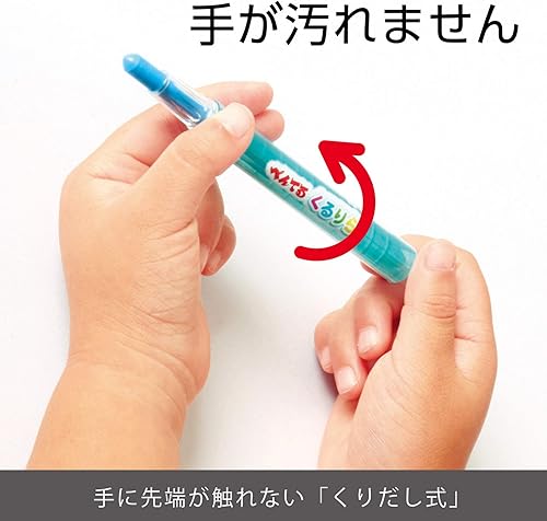 Miniatura 5 de Pentel kururira Twist Crayon8ColorSet