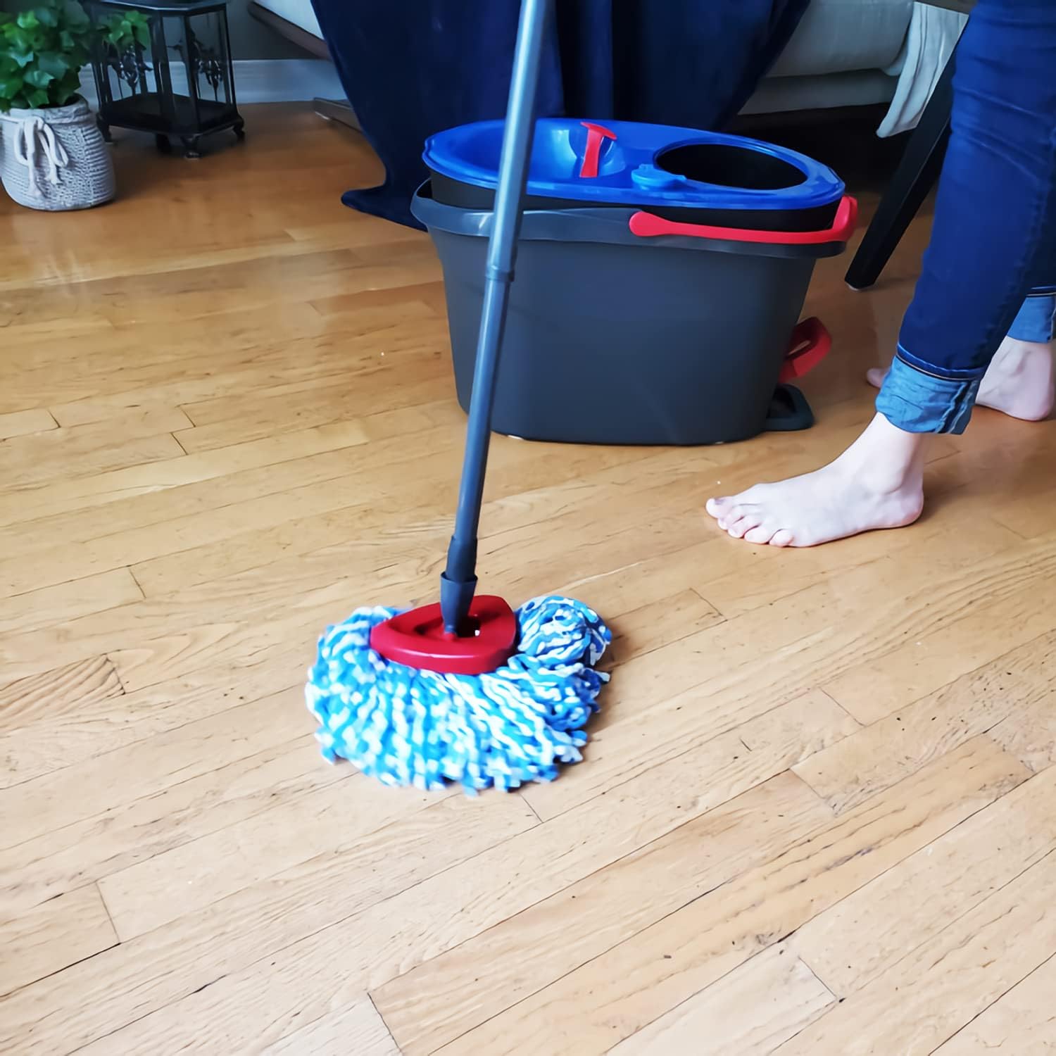 Spin Mop Replacement Heads Microfiber Mop Refills patible Tank System