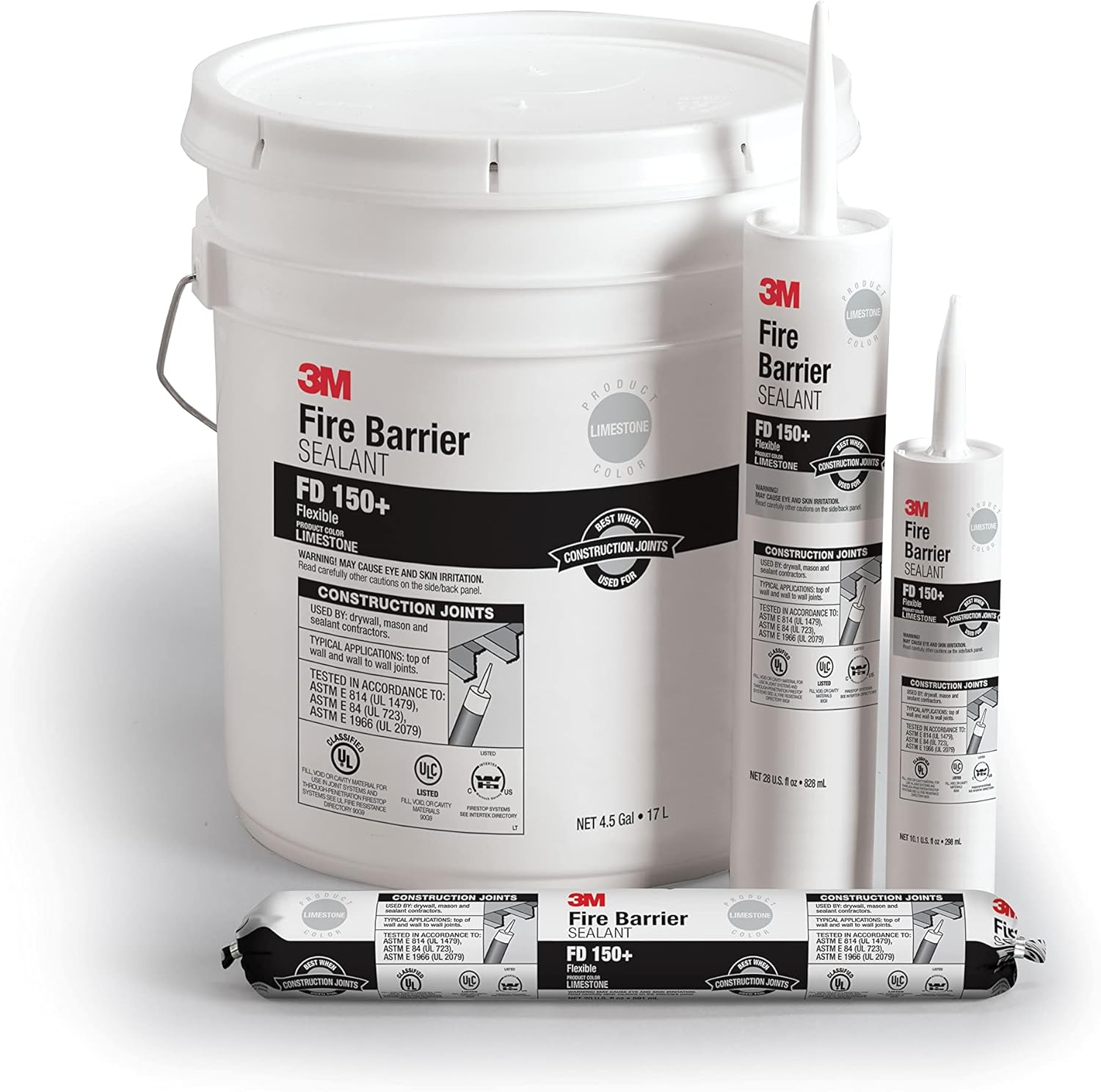 Fire Barrier Sealant Caulk, 4.5 gal.