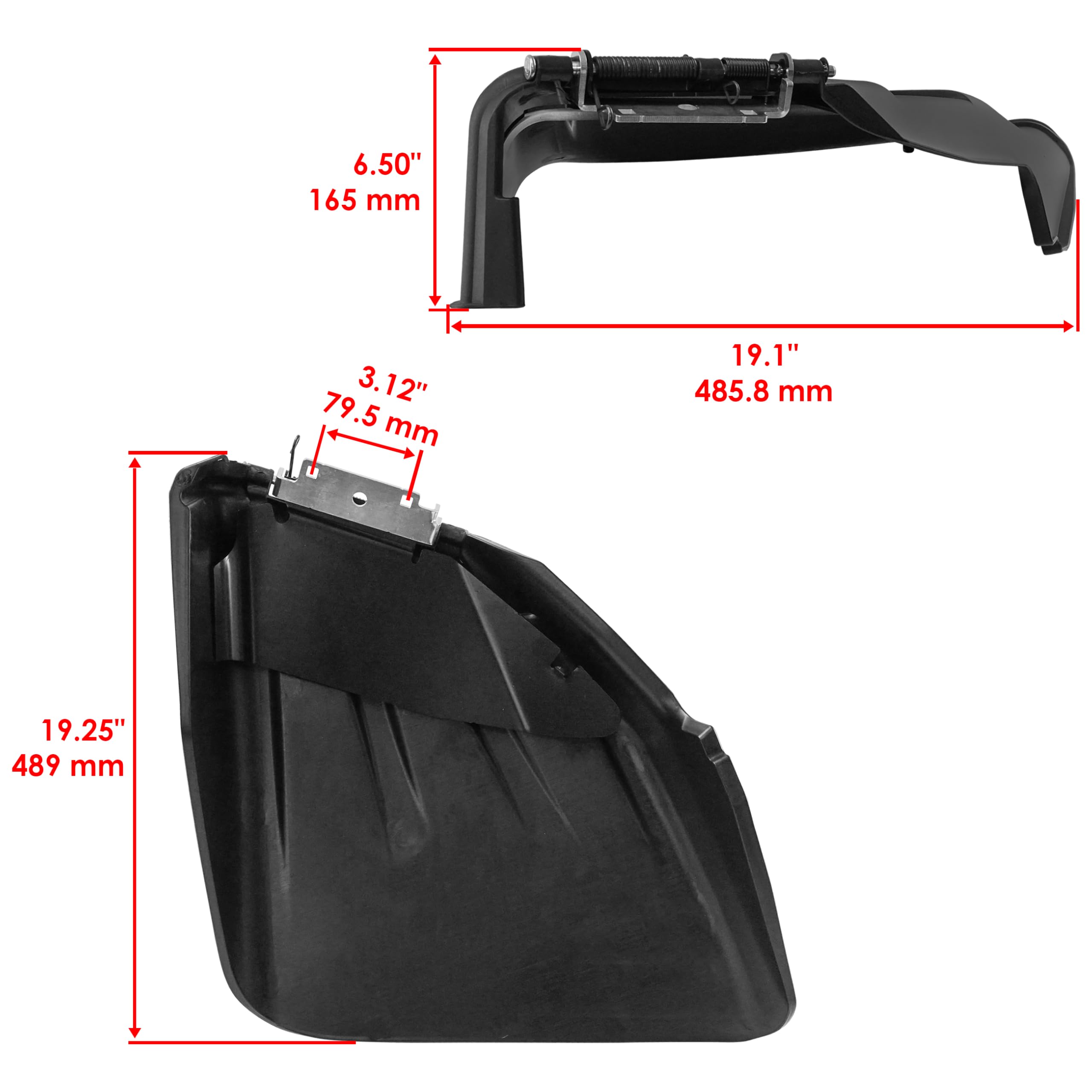 Juego De 6 Cuchillas Para Deck De 48 Pulgadas De Cortacésped John Deere S140, X165, Z255 Y Otros - Acero, Recubiertas