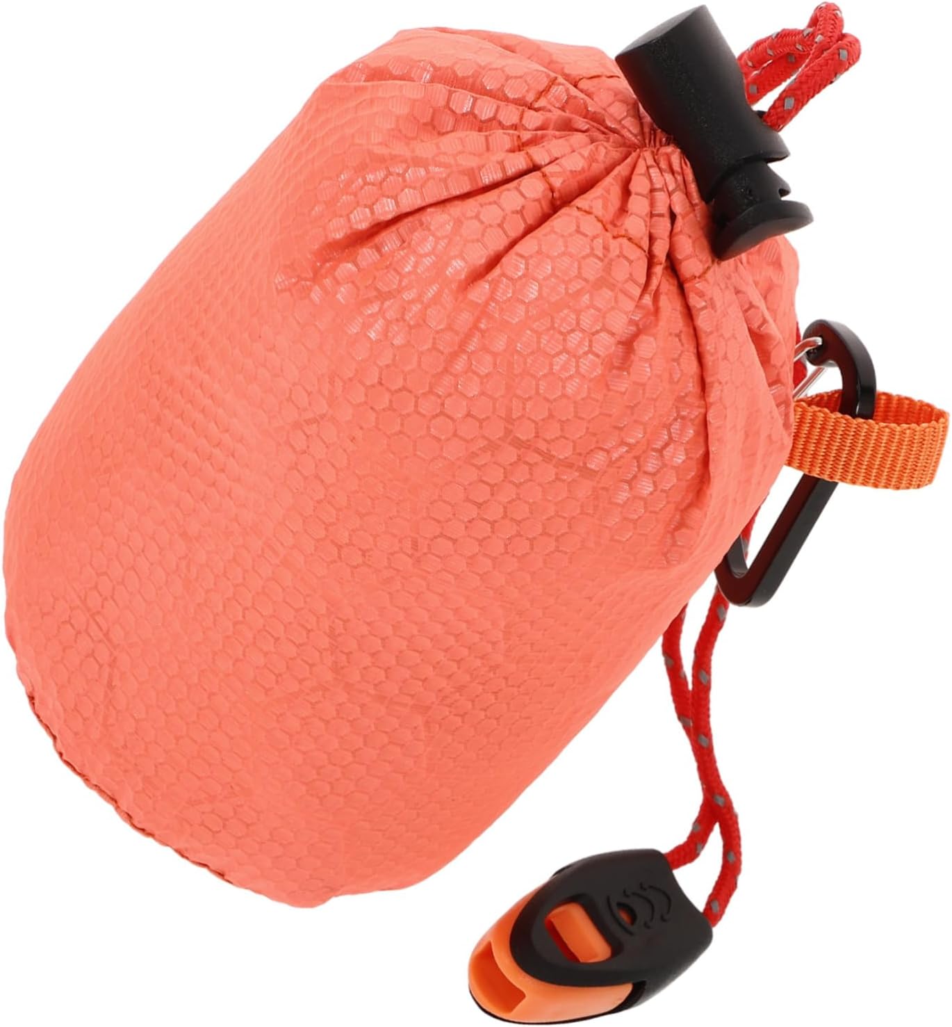 Milisten Emergency Thermal Insulation Survival with Drawstring Bag for Camping and Hiking Lightweight Portable Emergency Gear for Conditions