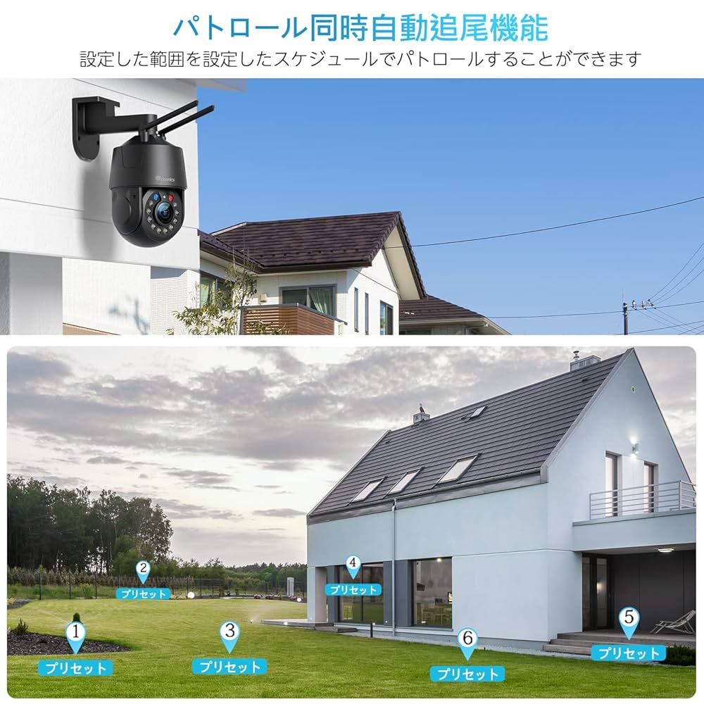 Amazon.co.jp: 【 金属製 】 Ctronics 防犯カメラ 屋外 10倍光学