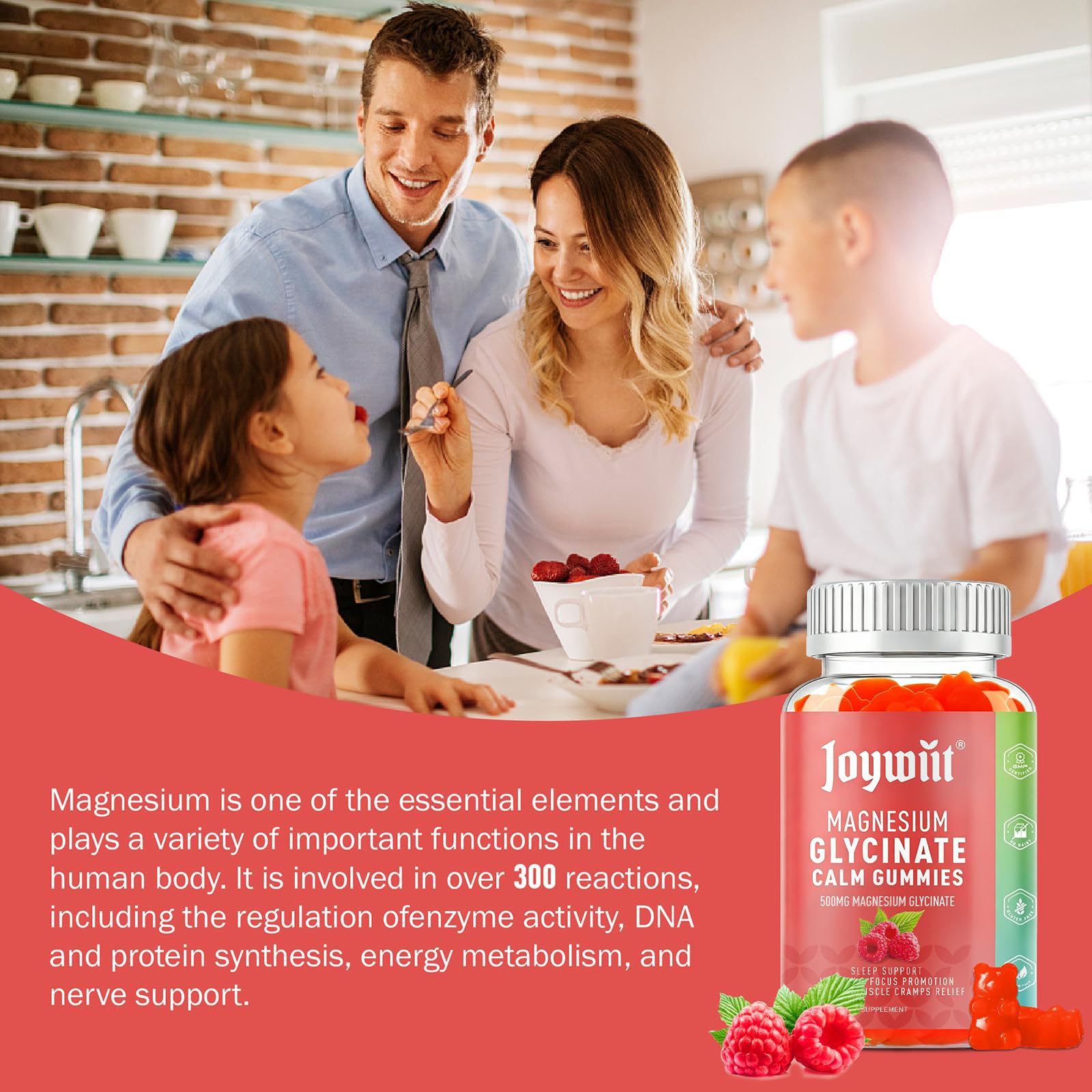 Magnesium Glycinate Gummies 500mg Supplement — Amazon image 5