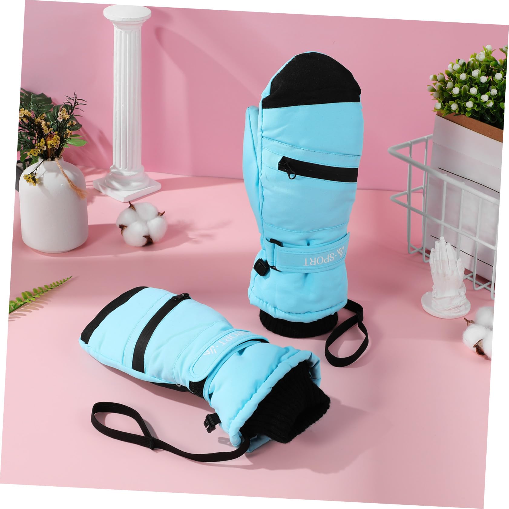 Toyvian Guanti Sci Invernali Impermeabili e Antivento Guanti Termici Caldi con Touchscreen Xl Resistenti all e Vento per Sport Invernali e Quotidiano