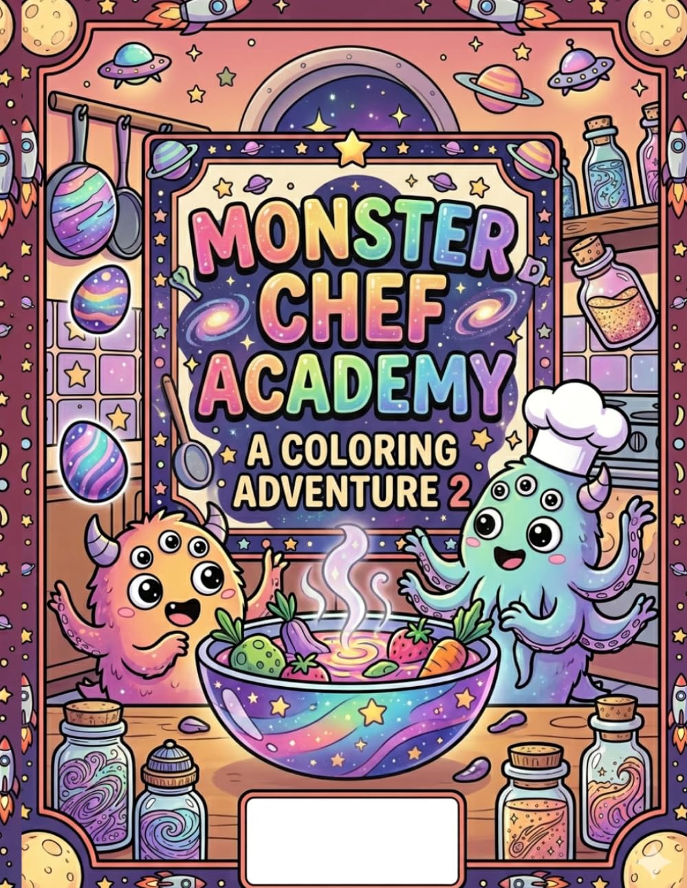 Monster Chef Academy: A Coloring Adventure 2
