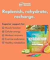 Vista 3 de Essential Elements Paquetes de hidratación – Paquete variado – Electrolitos en polvo sin azúcar – Mezcla de bebida con electrolitos – Hidratación