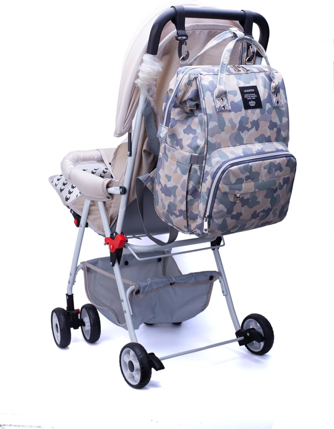 Diaper Bag Backpack for Mom Dad, Maternity Changing Bag Diaper Backpack with Stroller Straps(camo)