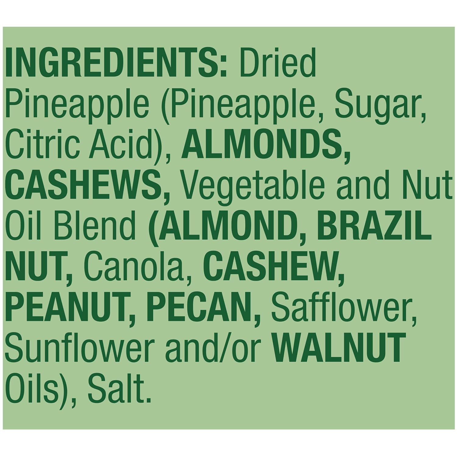Emerald Nuts Cashews and Almonds with Dried Pineapple, 100 Calorie Packs, 7 Count, 4.97 Oz (Pack of 3)