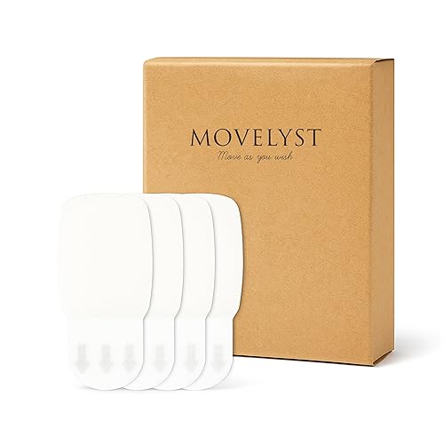 40 tiras de repuesto para ganchos de palanca de alambre pequeño blanco, sin herramientas, tiras de repuesto adhesivas para ganchos de pared, tiras