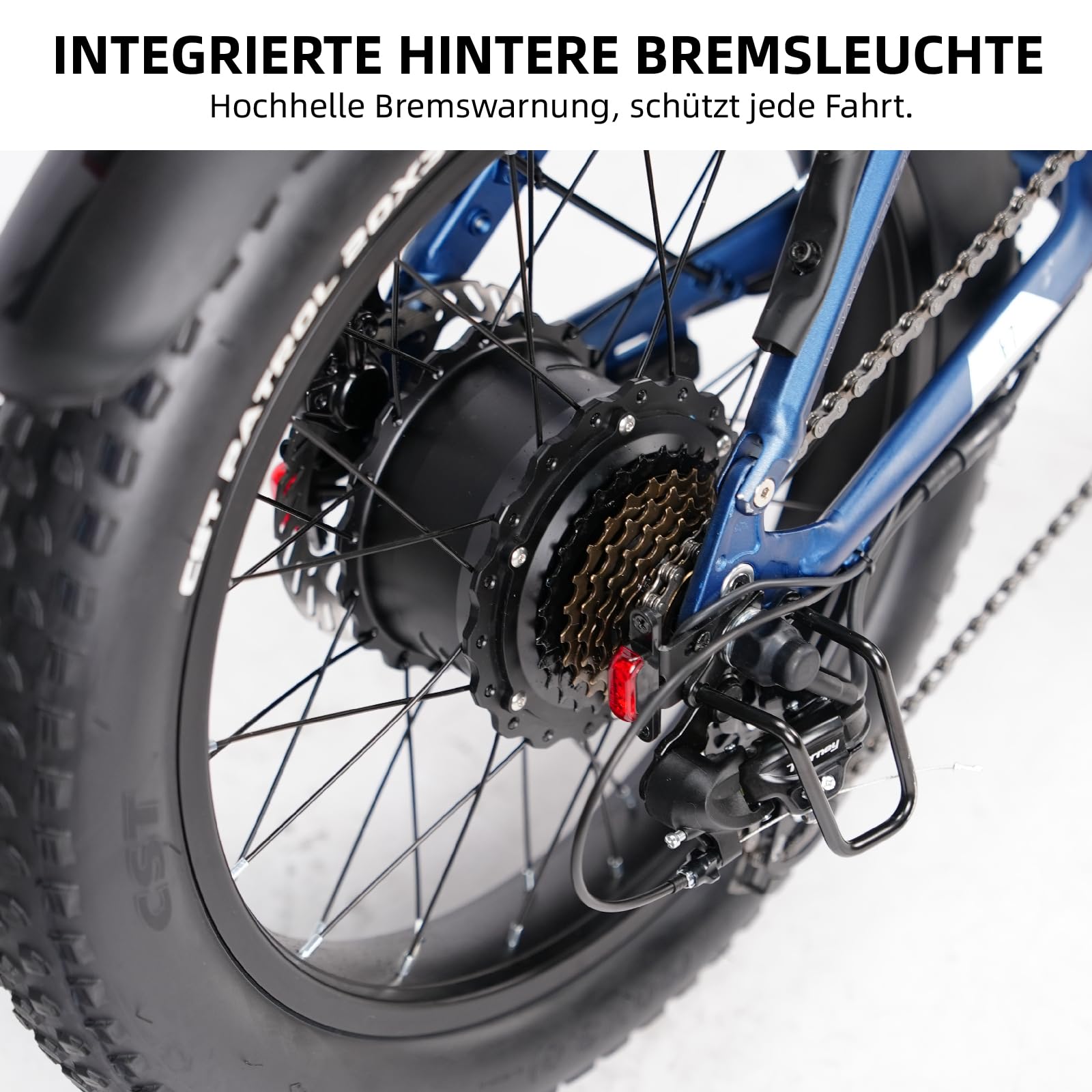 ttgo F7 20" e Bike Klapprad, 70Nm 48V 15AH Vollgefedertes Fatbike Elektrofahrräder mit StVZO | e Bike Herren&Damen Falt-Tiefeinsteiger mit 720Wh Akku (100-120km)