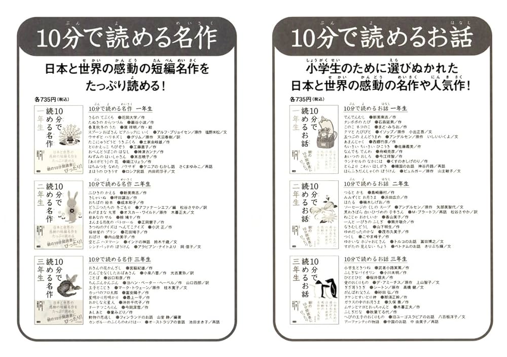 10分で読めるシリーズ　38冊セット　お話　名作　物語　伝記　入学準備　新学期 10分で読めるシリーズ 38冊セット お話 名作 物語 伝記 入学準備