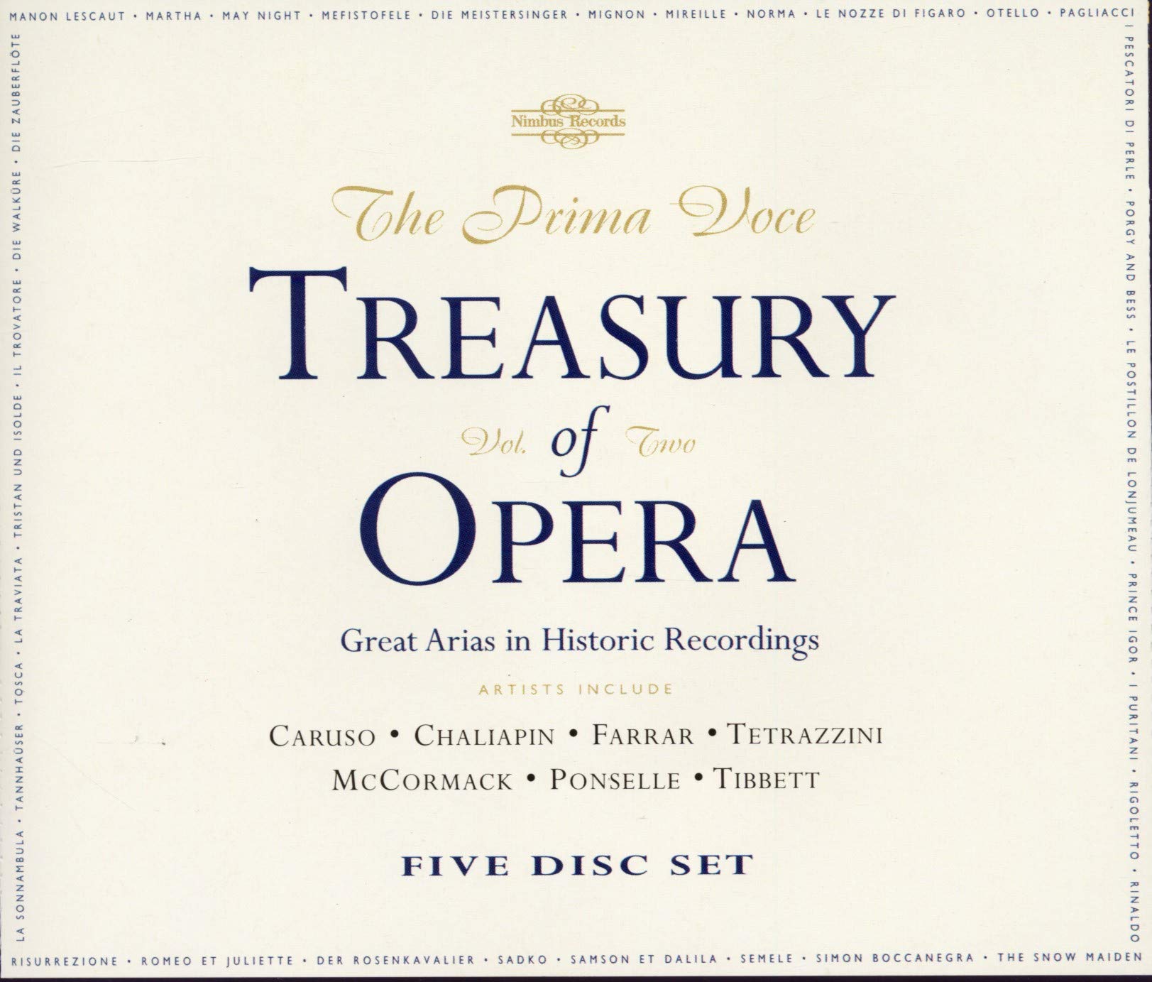 Prima Voce: Treasury of Opera 2 / Various