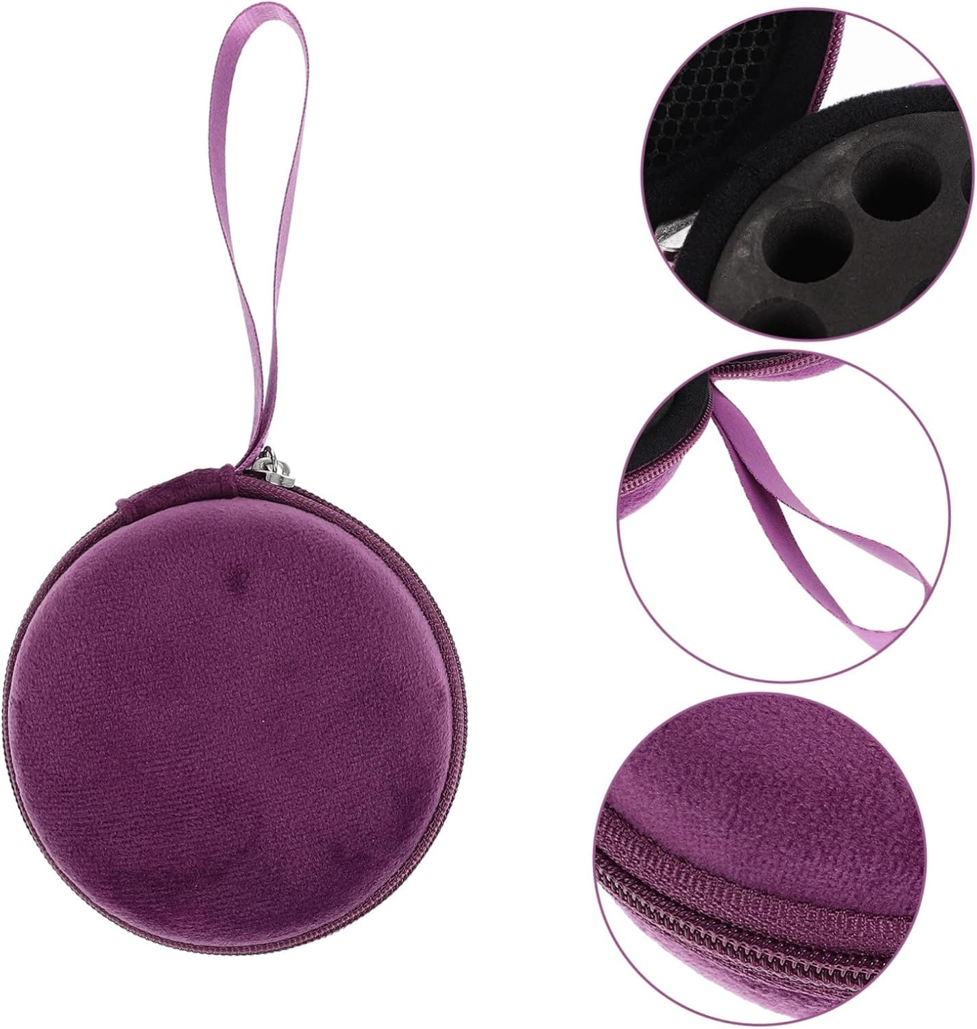 5pcs Holder Bag for Travel Compartment Case for Bottles Portable Storage for Organizing Nail Polish