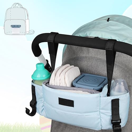 Miniatura 9 de Accmor Dispensador de fórmula sobre la marcha, contenedor de fórmula para llevar, contenedor portátil de leche en polvo para niños con cuchara para