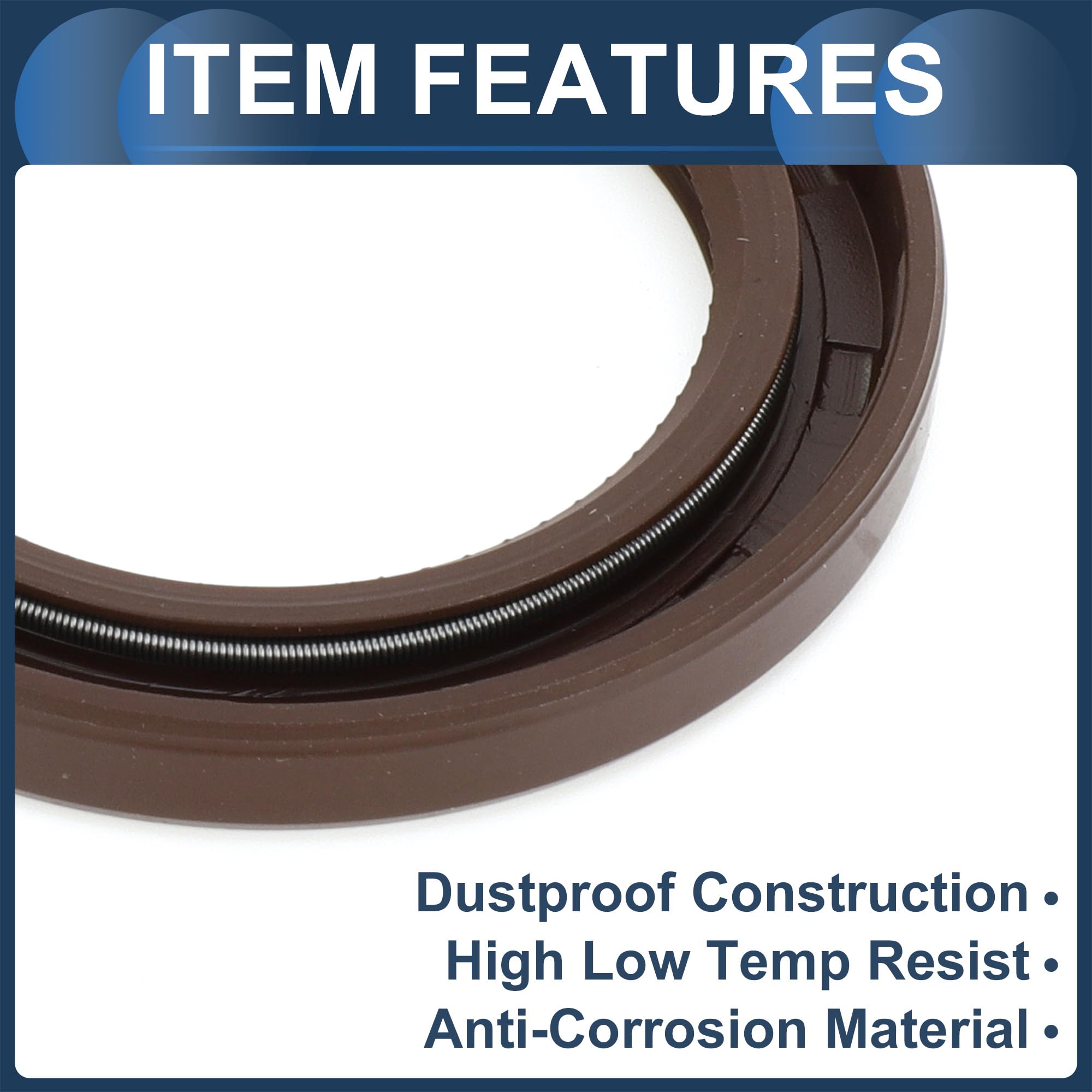 Amazon.com: INFINAUTO Crankshaft Oil Seal Front Main Seal No