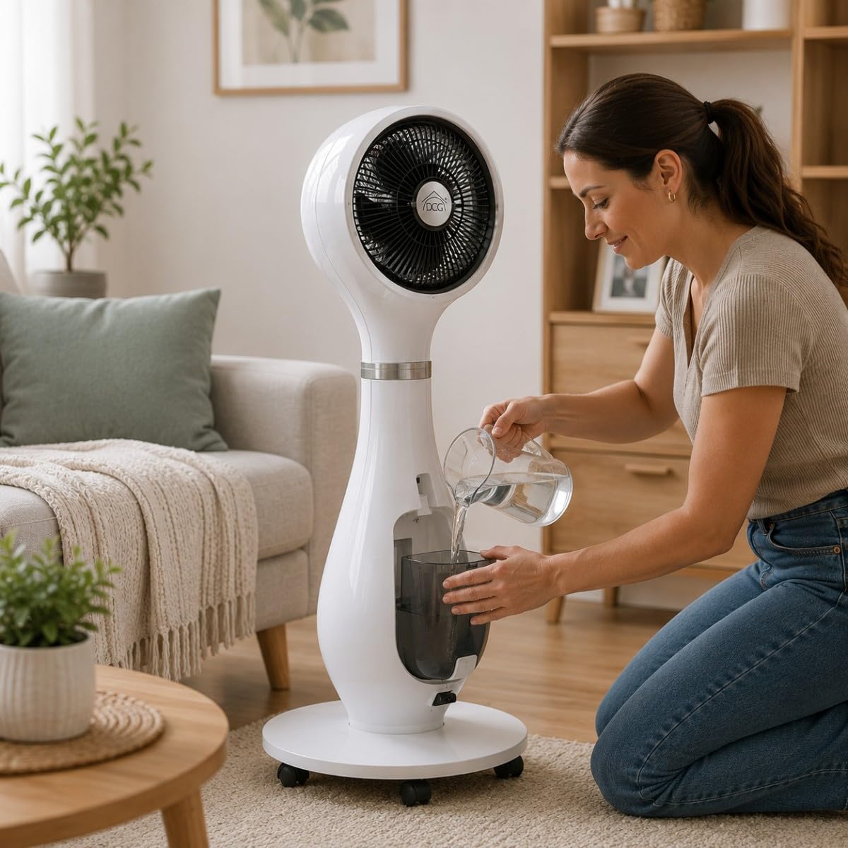 DCG r8-u2fn-h66 N Ventilateur combiné avec humidificateur ionique Anti Moustiques