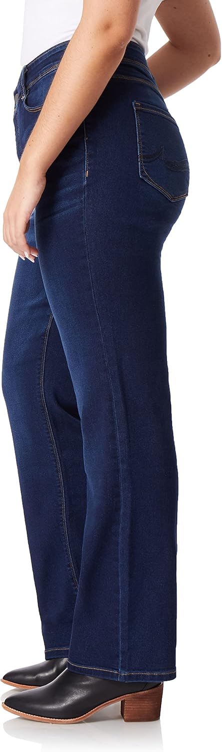 Angels Forever Young 360 Sculpt Bootcut Jeans for Women Figure Enhancing Stretch Denim - Image 3