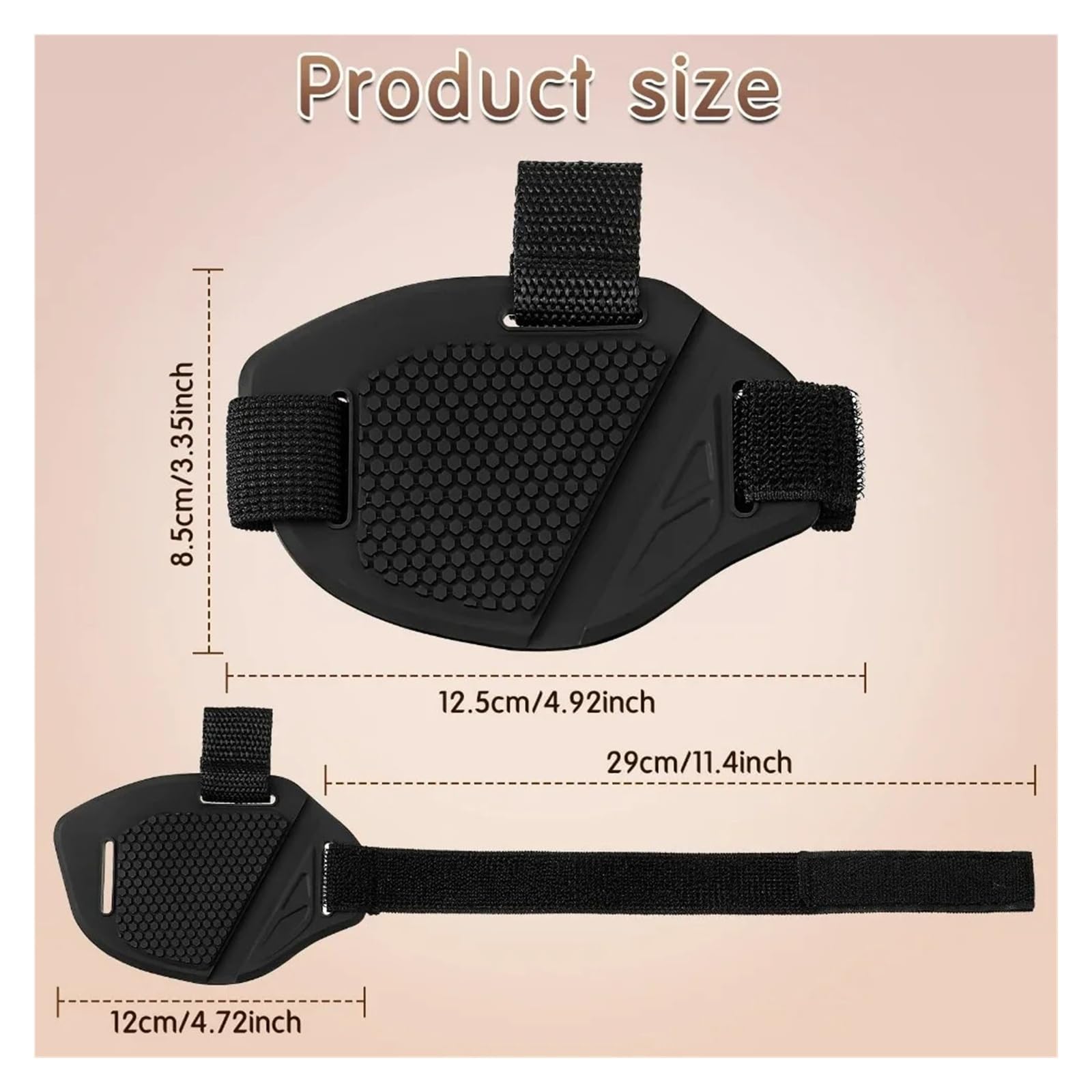 1 szt. Motocykl Shift Pad PU Honeycomb Shoe Cover Protector