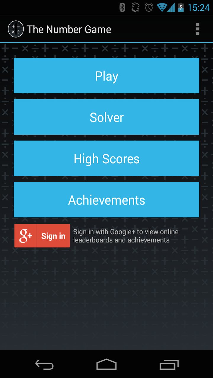 The Number Game App on the Amazon Appstore