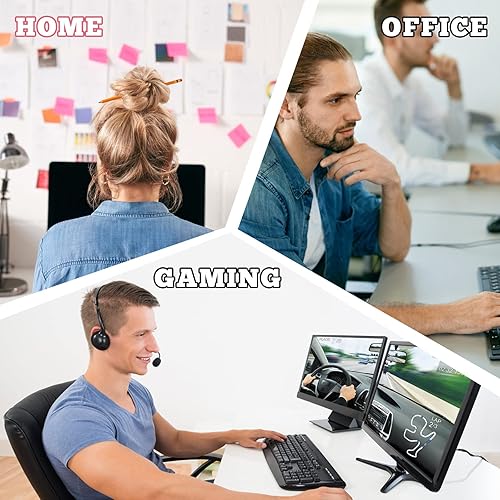 Miniatura 6 de Flutesan 2 alfombrillas de mouse calentadas para invierno, calentador de manos, tapete de mouse de felpa con calefacción USB, alfombrilla de mouse