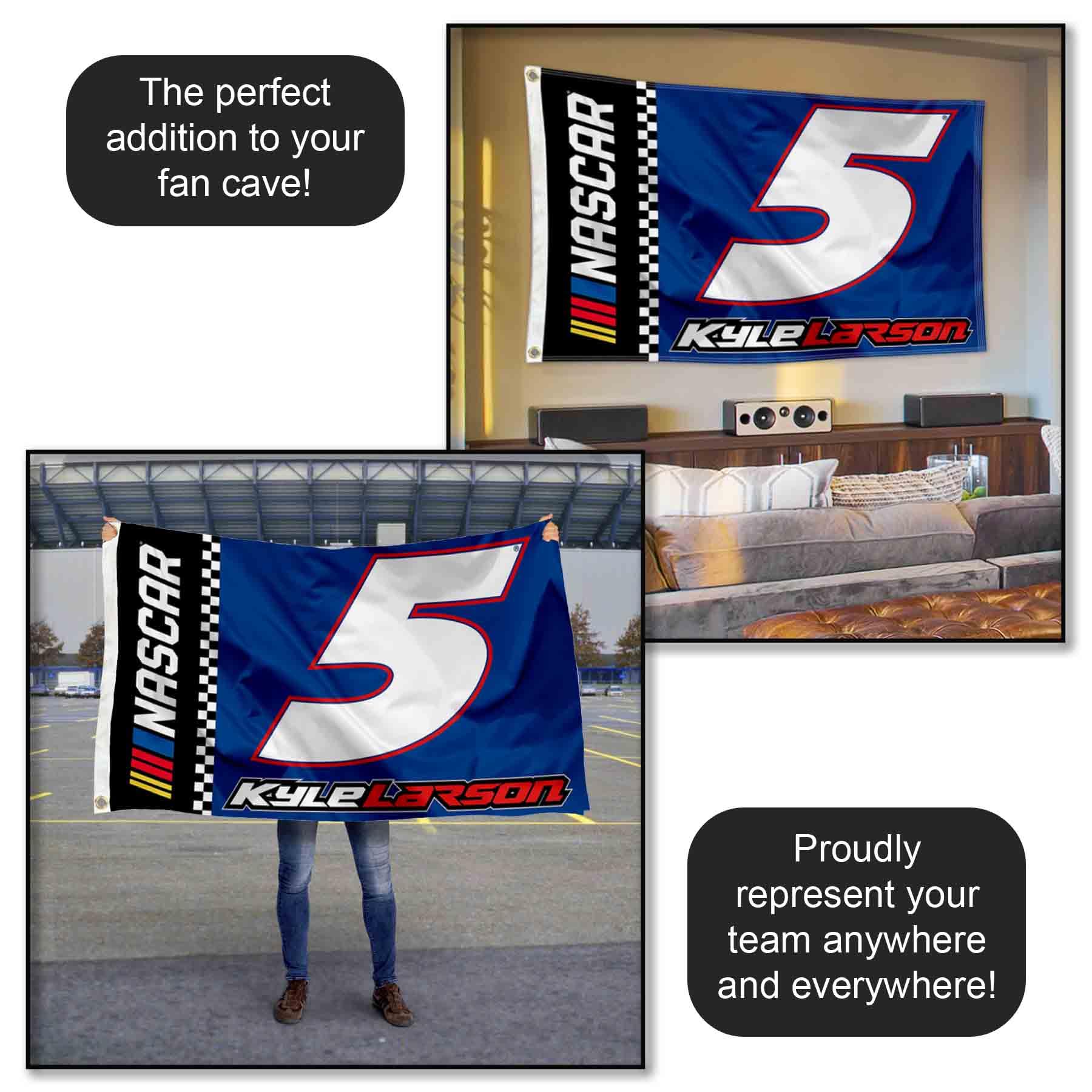 WinCraft Kyle Larson Fahne, 90 x 150 cm