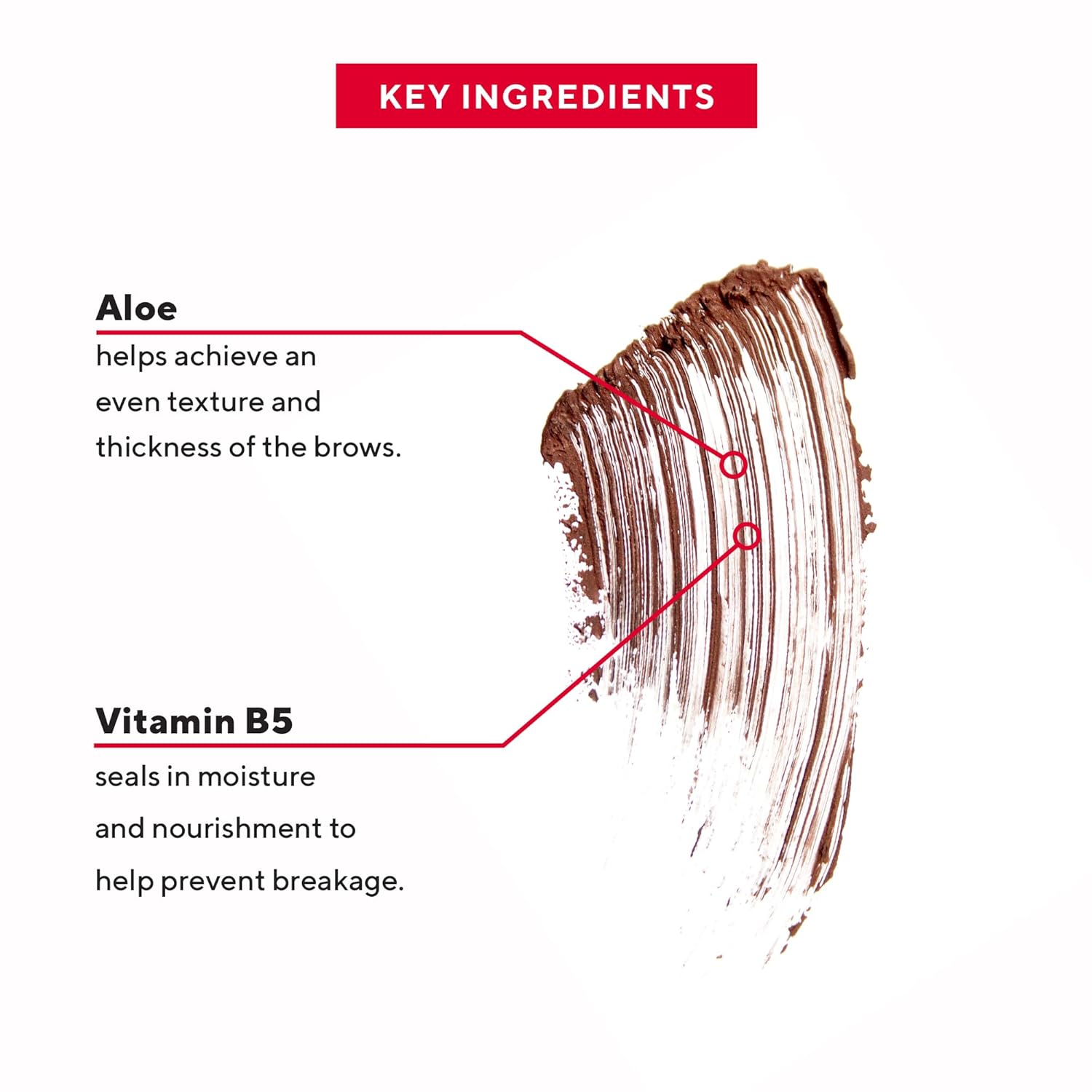 Mirabella Brow Shaper – Smudge Proof Tinted Eyebrow Gel & Universal Shade Brow Filler, Long-Lasting 2 in 1 Tinted Eye brow Gel, Volumizing Eyebrow Tint for Women - Universal Brown - Image 4