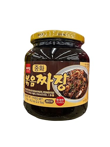 Wang - Pasta tostada de frijoles negros, la esencia del sabor tostado coreano, 2.2 libras (paquete de 1)