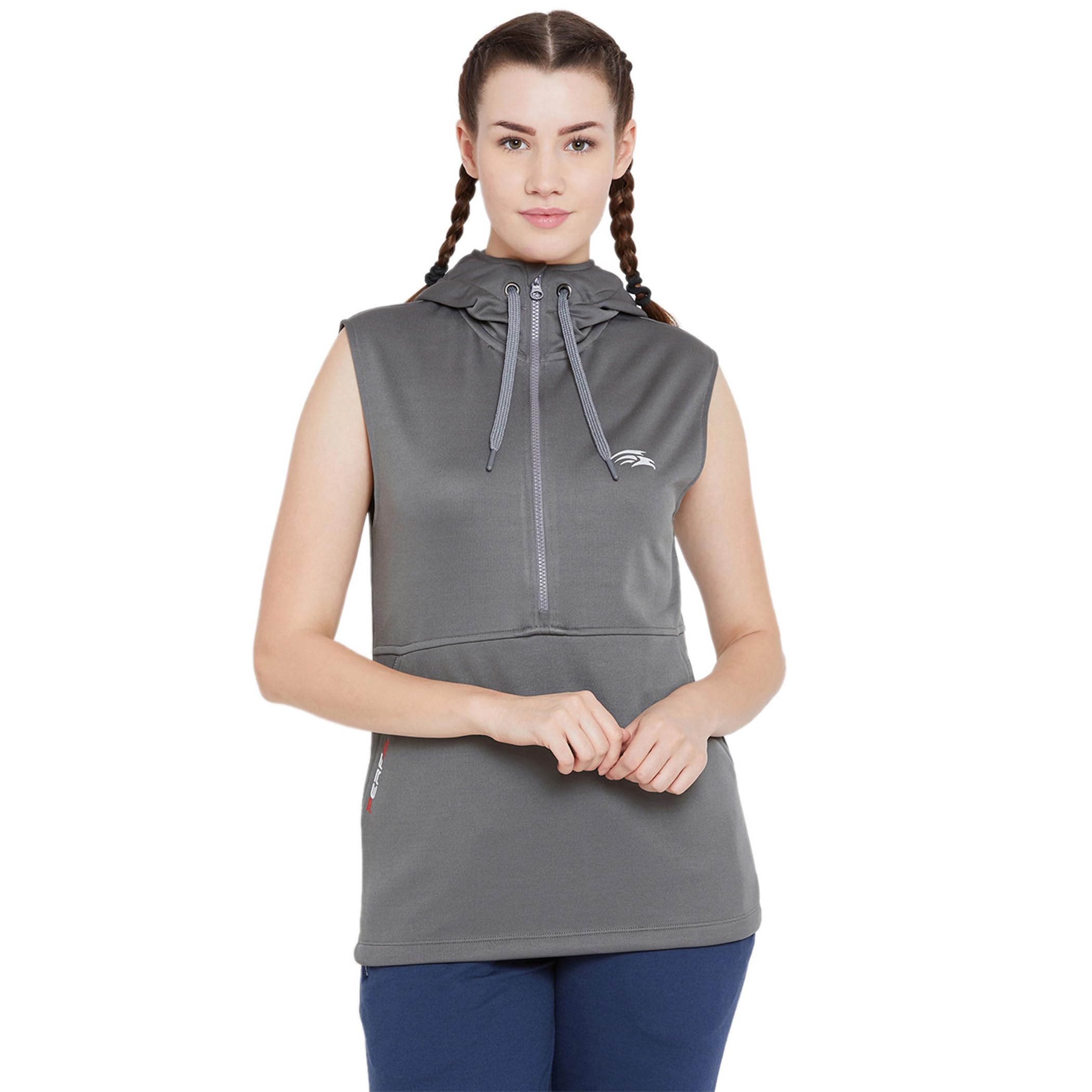 perf Women Solid Sleeveless Sweatshirt for Perfect for Layering & Bold Looks-picture-54