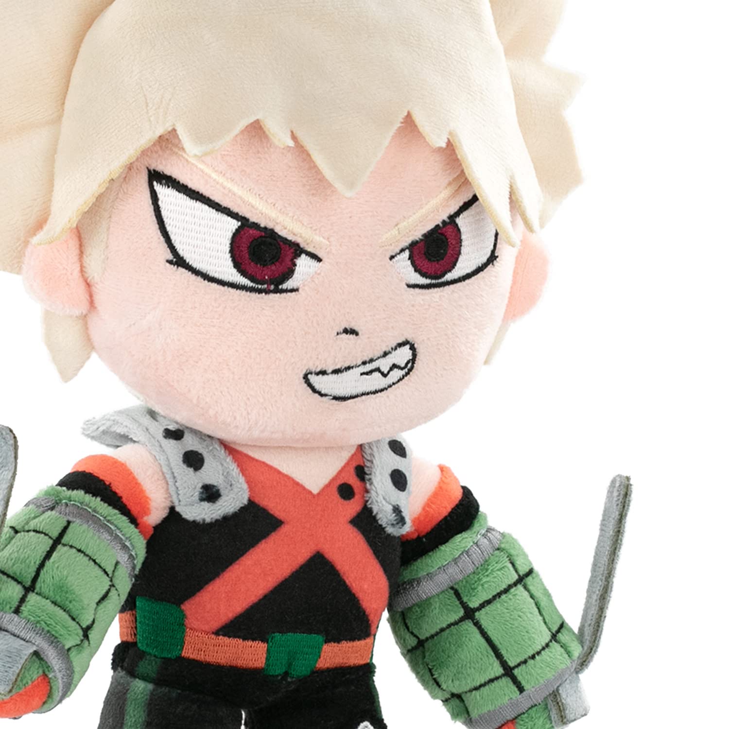Barrado Peluche dei Personaggi di My Hero Academia - 28cm - Deku, Bakugo, Todoroki - Qualità Super Soft (Bakugo)