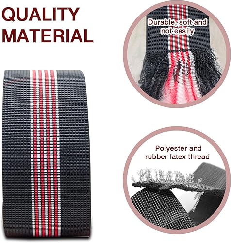 Miniatura 4 de Correa elástica para sofá, banda elástica de látex, reparación de muebles, modificación de tapicería, cinturón elástico, silla, sofá, repuesto de