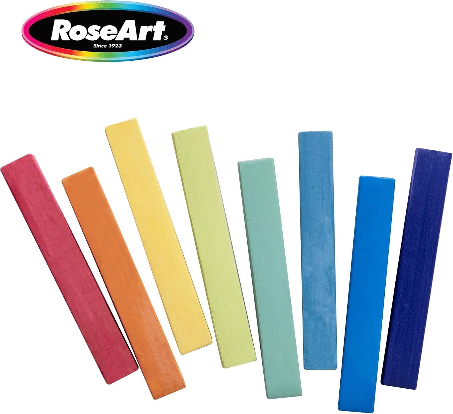 RoseArt Premium 24ct Long Soft Pastel Stick Set for Professionals - Pigment Rich, Full Size Pastel Sticks Vivid Colors
